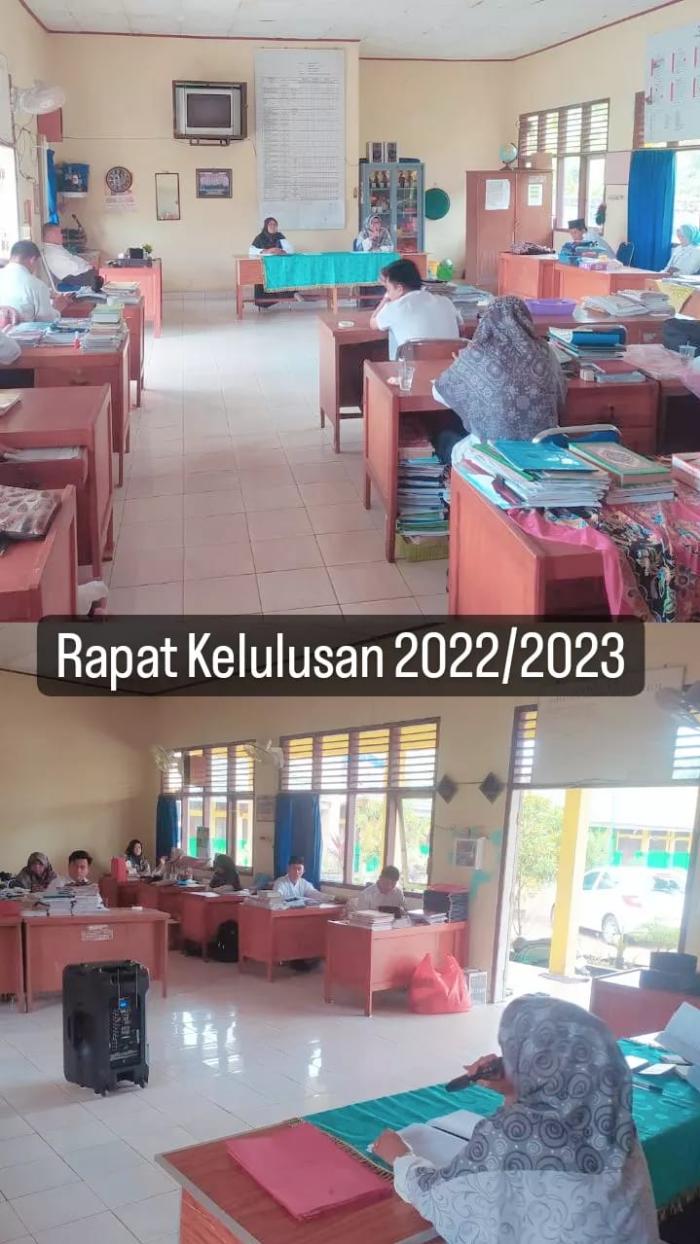MTsN 1 Muaro Jambi Mengadakan Rapat Kelulusan Siswa Kelas IX Tahun Pelajaran 2022/2023