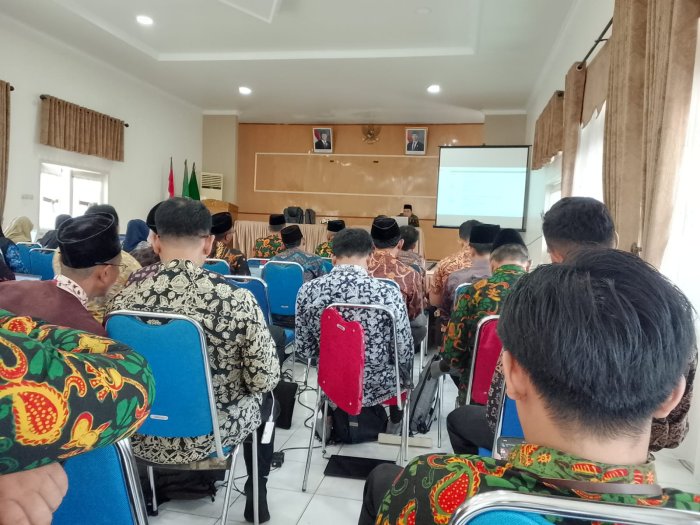 Waka Kurikulum MTsN 1 Muaro Jambi Ikuti Monev Pembangunan ZI Menuju WBK dan WBBM di Kemenag Kab. Muaro Jambi