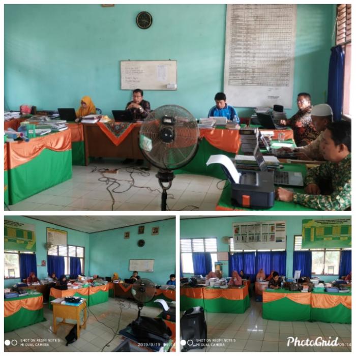 MTsN 1 Muaro Jambi Mengadakan rapat Tugas dan Fungsi (TUSI)