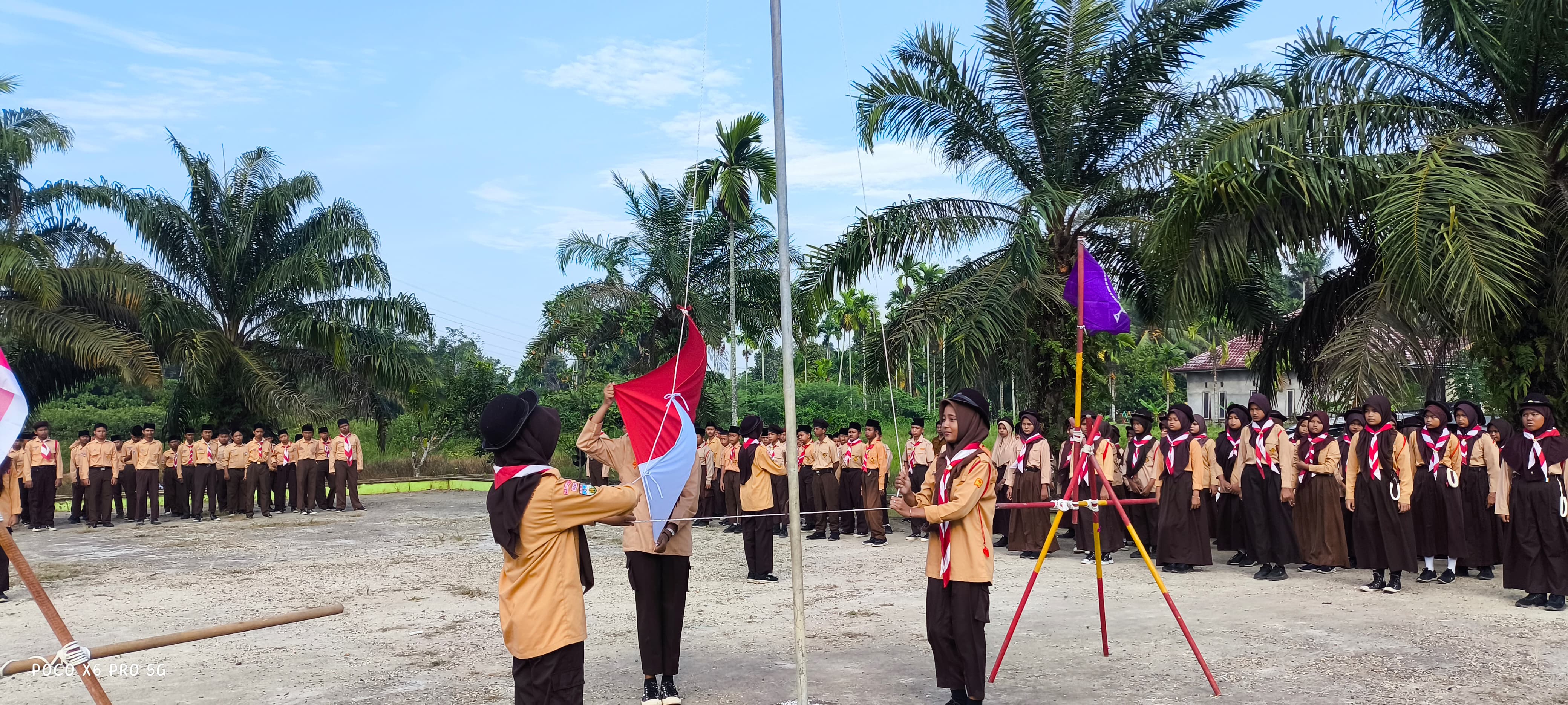 Pelaksanaan Upacara HUT Pramuka ke 63