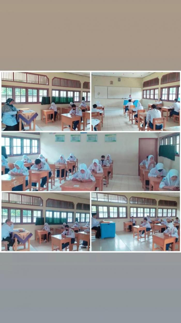 Ujian Madrasah Tahun Pelajaran 2021-2022 di MTsN 1 Muaro Jambi Berbasis Android