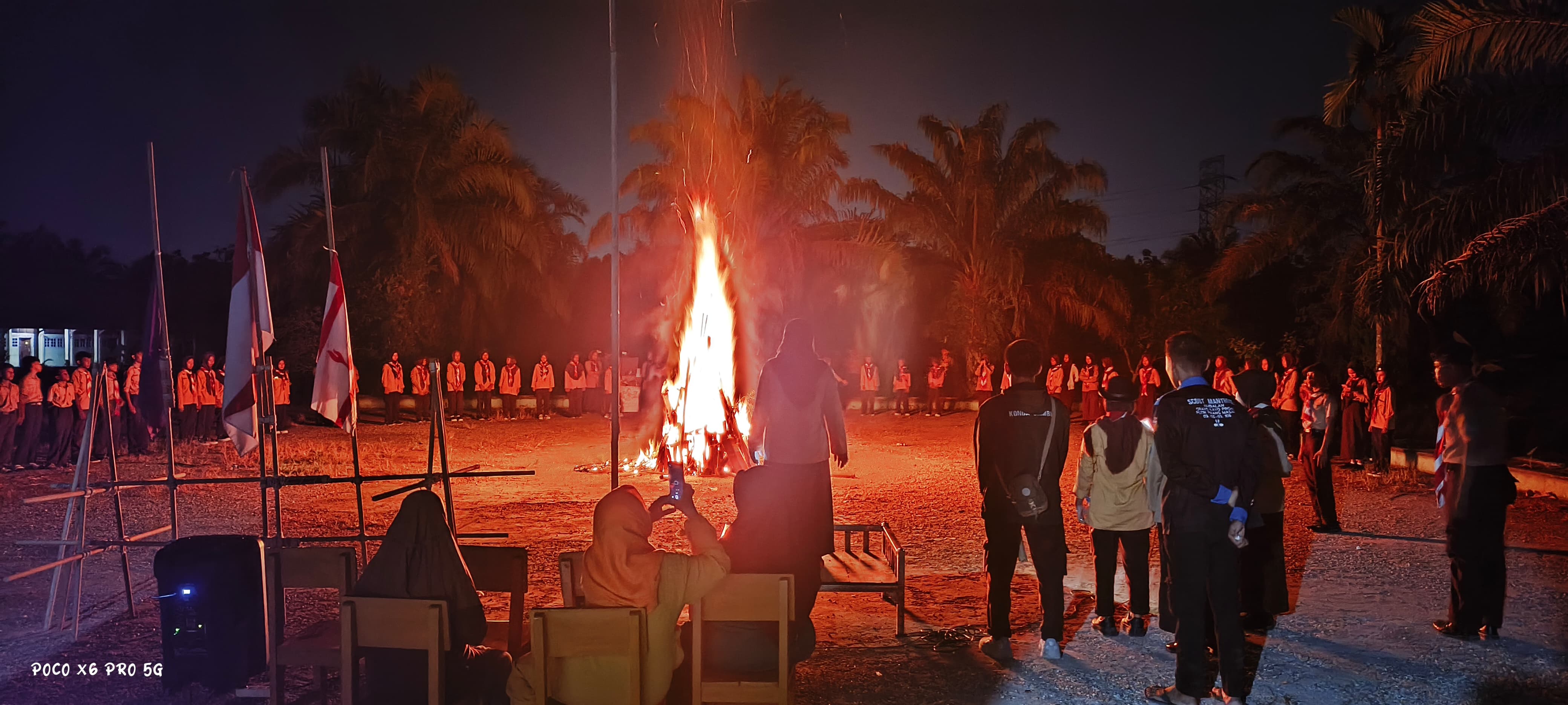 Api Unggun Warnai Malam Keakraban Persami MTsN 1 Muaro Jambi Api Unggun Warnai Malam Keakraban Persami MTsN 1 Muaro Jambi