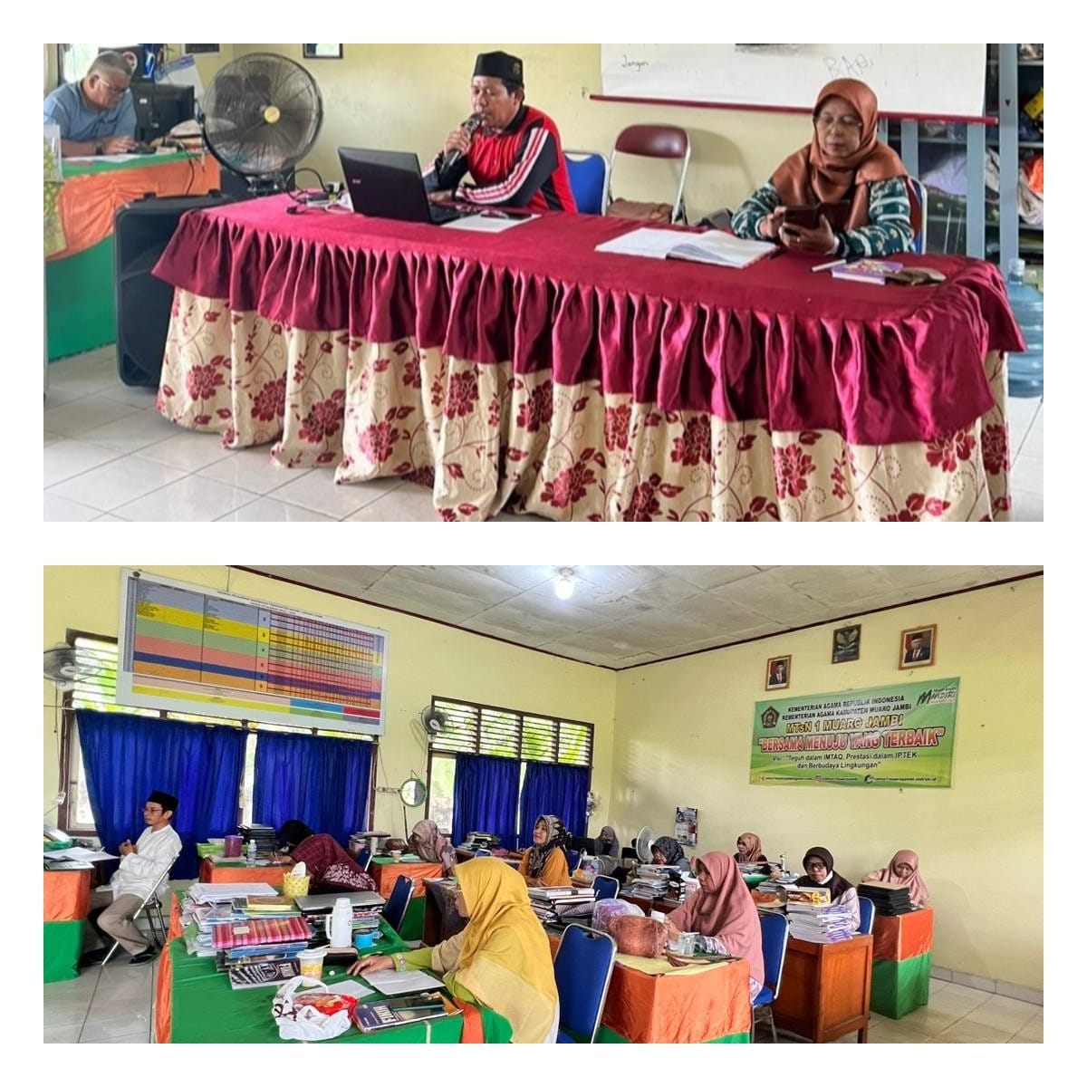 MTsN 1 Muaro Jambi Gelar Rapat Kelulusan