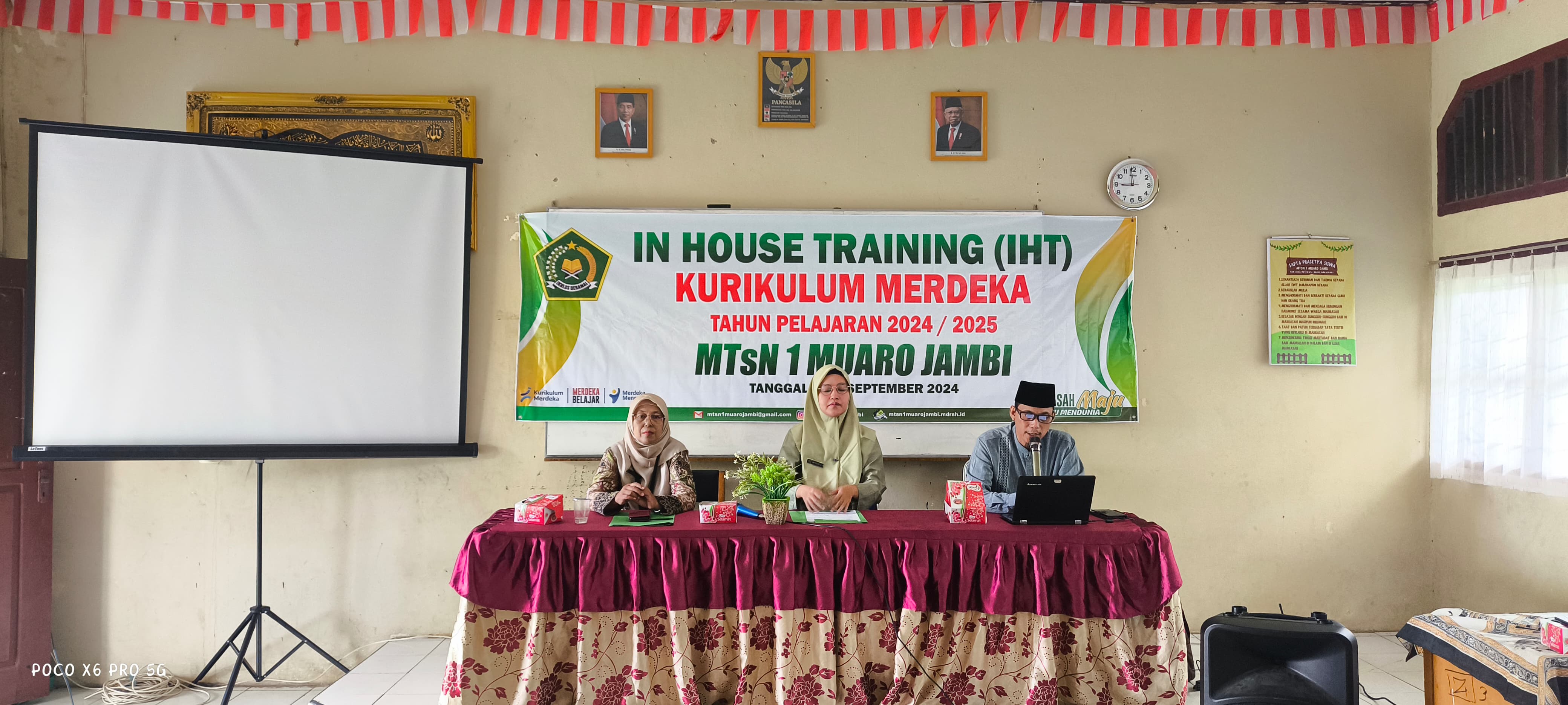 Terpacunya Semangat GTK Untuk Mengikuti IHT Kumer 