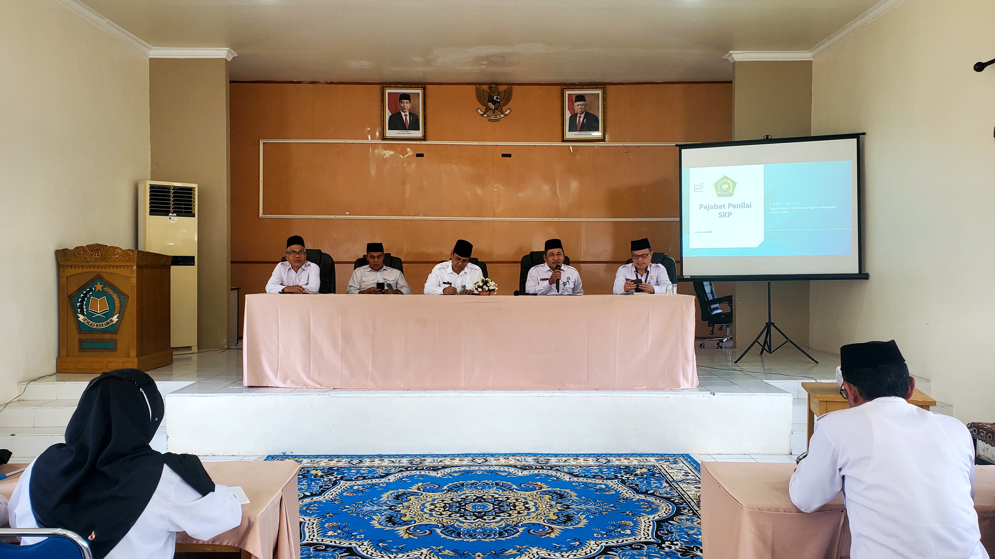 Kepala MTsN 1 Muaro Jambi Hadiri Rakor di Kantor Kemenag Muaro Jambi