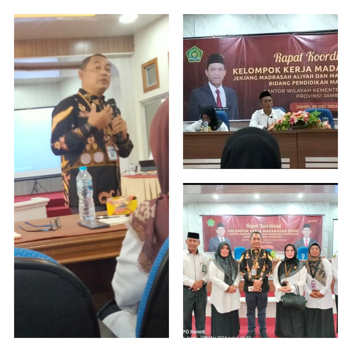 Kepala MTsN 1 Muaro Jambi ikut Rakor KKM MTs dan MA Se-Provinsi Jambi