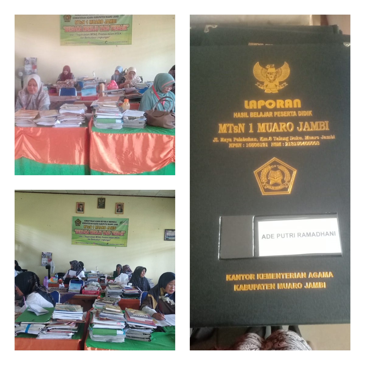 Kesibukan Wali Kelas Jelang Pembagian Rapor