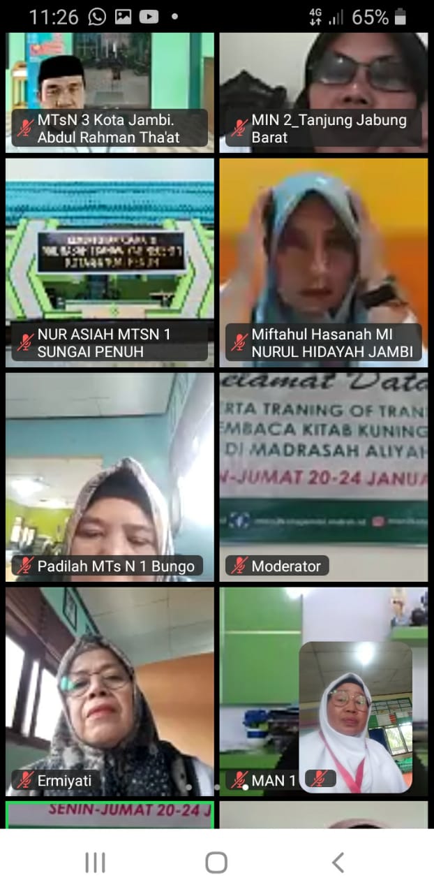 Guru Bahasa Arab dan PAI, Ikuti Pelatihan Kitab Kuning