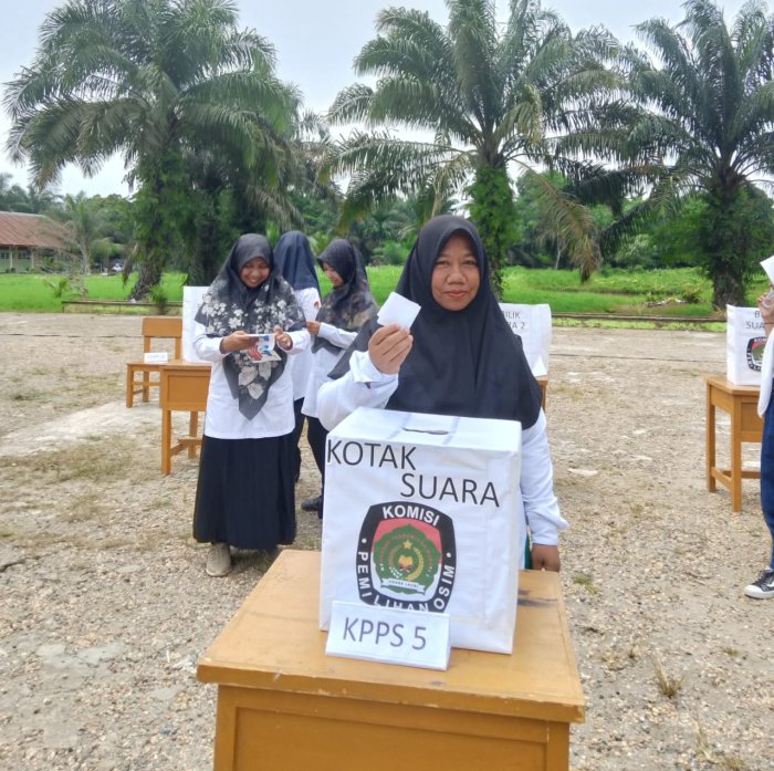 Guru dan Staf MTsN 1 Muaro Jambi Ikuti Pemilihan OSIM Guru dan Staf MTsN 1 Muaro Jambi Ikuti Pemilihan OSIM