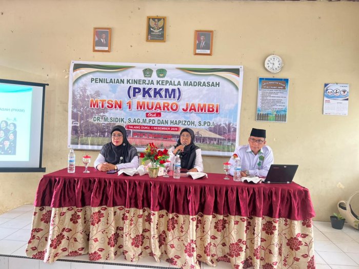 PKKM Tahunan di MTsN 1 Muaro Jambi Berjalan Sukses