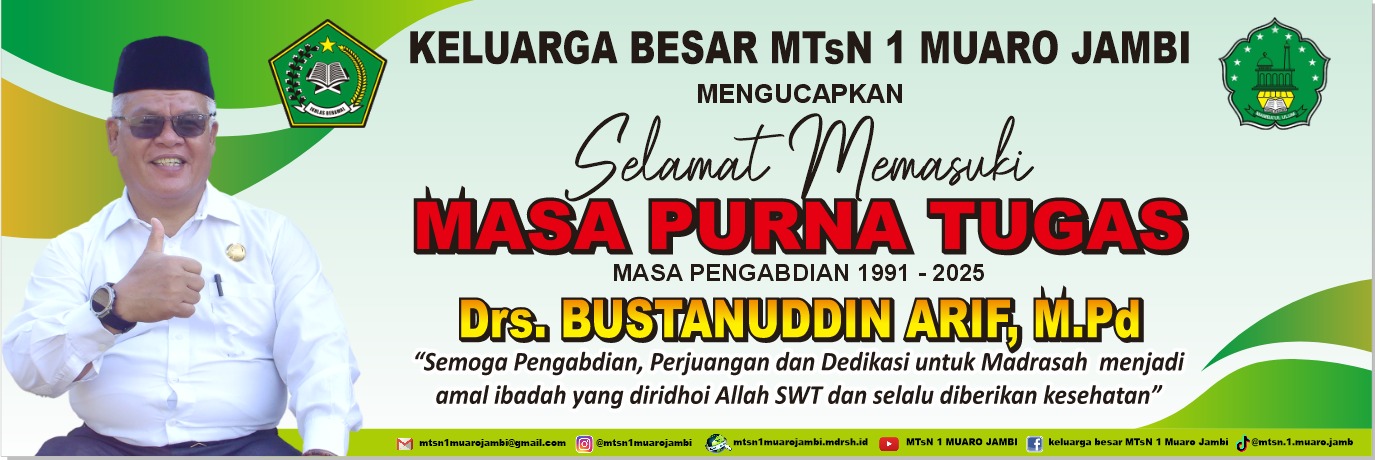 Terajut Kenangan Indah atas Pensiunnya Guru Legendaris MTsN 1 Muaro Jambi