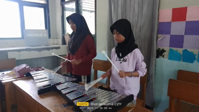 Giat Latihan Drumb Band di Hari Minggu